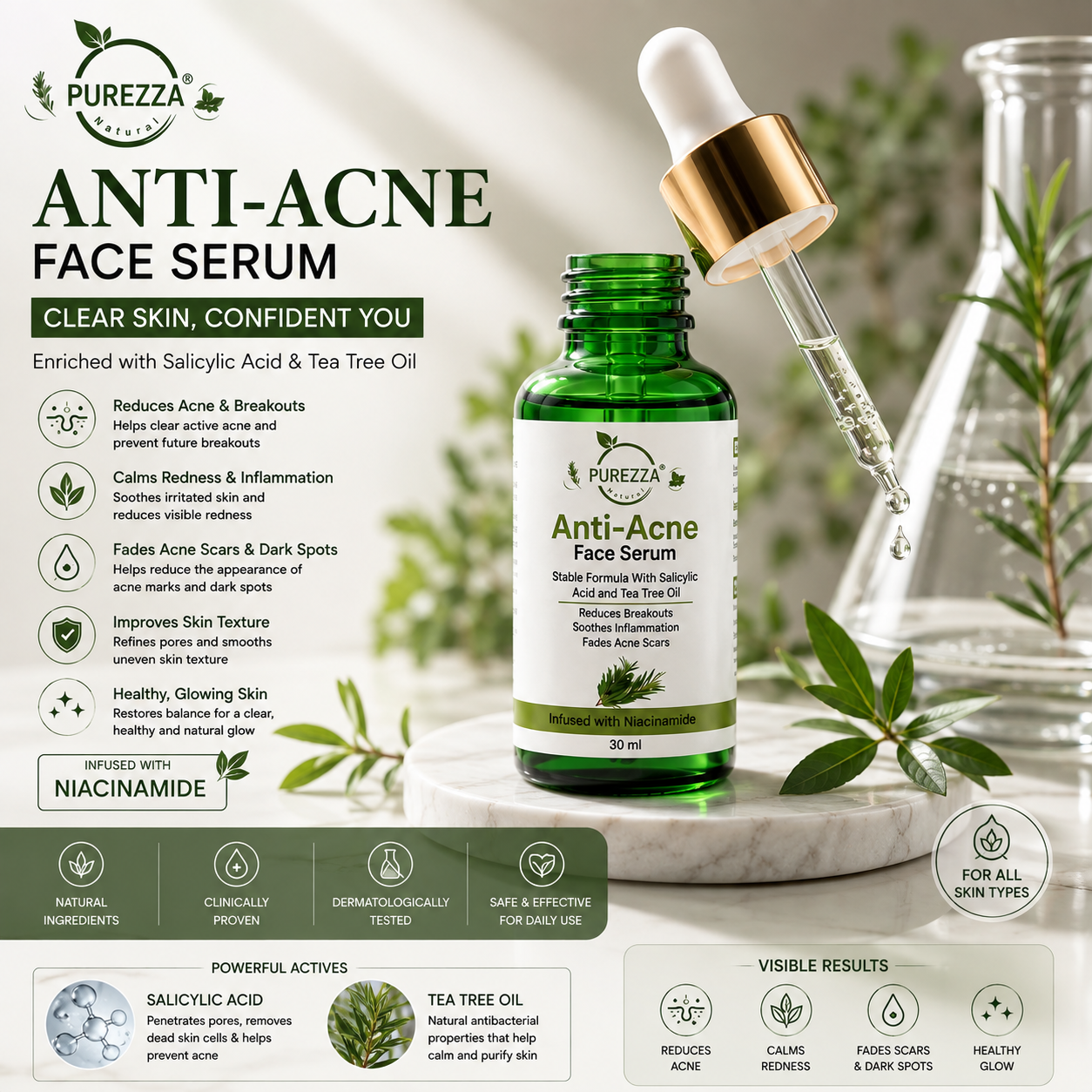PUREZZA Anti-Acne Face Serum