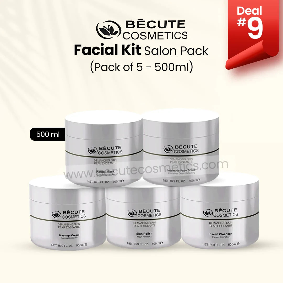 Becute Facial Kit (Pack of 5) - Professional Pack