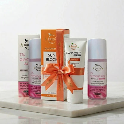 Resurfacing & Brightening Duo + Free Sunblock