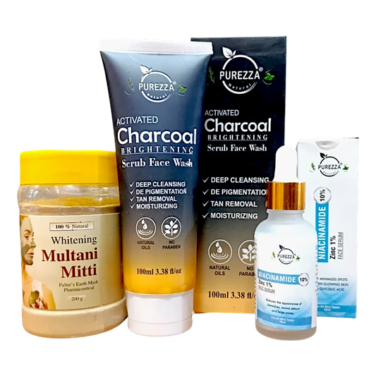 Purezza Natural Oil Control & Detox Glow essential kit