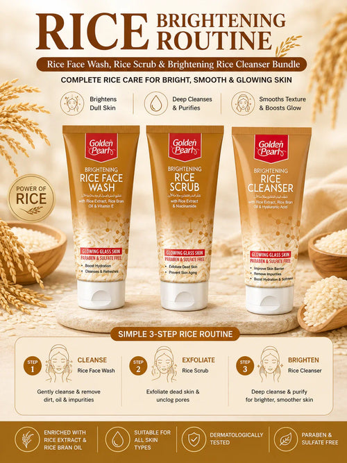 Golden Pearl Rice Brightening Routine