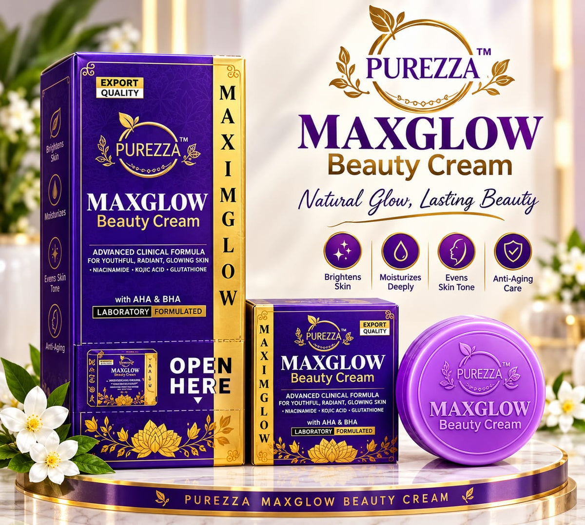 PUREZZA MAXGLOW Beauty Cream ✨