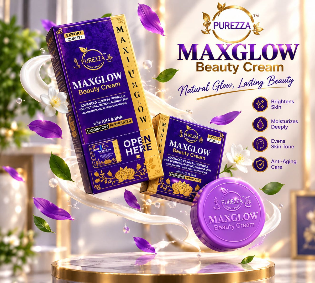PUREZZA MAXGLOW Beauty Cream ✨